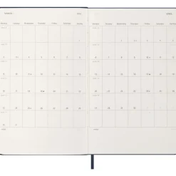 Kalendarz MOLESKINE / Ciemnoniebieski VM394-27/2024