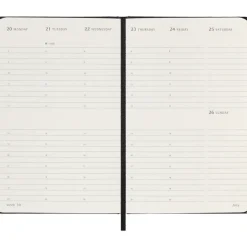 Kalendarz MOLESKINE / Czarny VM296-03/2024