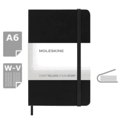 Kalendarz MOLESKINE / Czarny VM296-03/2024