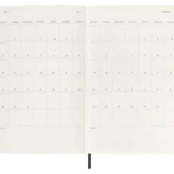 Kalendarz MOLESKINE / Czarny VM398-03/2024