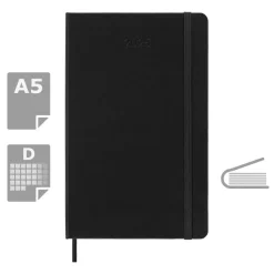Kalendarz MOLESKINE / Czarny VM394-03/2025