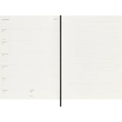 Kalendarz MOLESKINE / Czarny VM493-03/2026