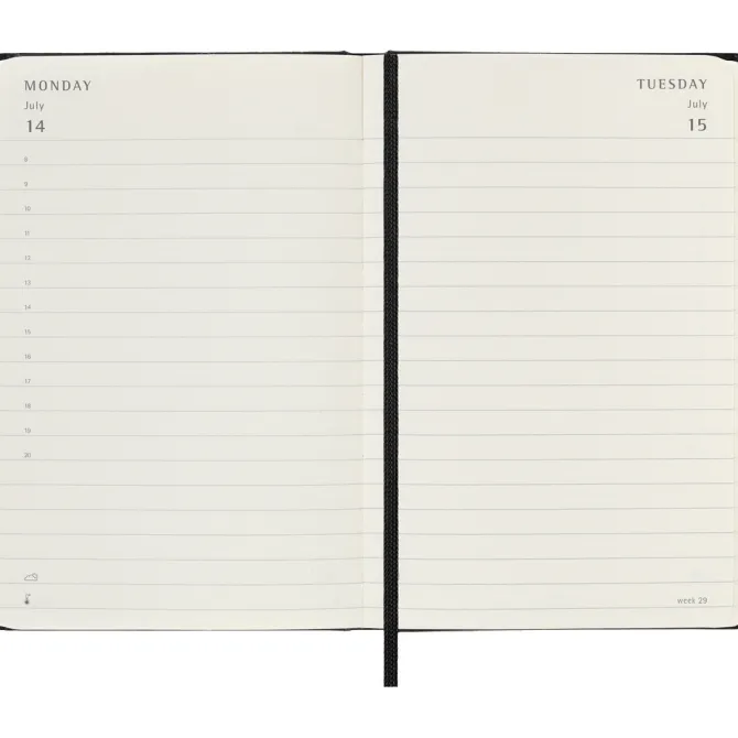 Kalendarz MOLESKINE / Czarny VM292-03/2025