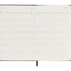 Kalendarz MOLESKINE / Czarny VM292-03/2024