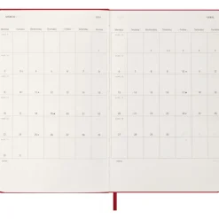 Kalendarz MOLESKINE / Czerwony VM399-05/2027