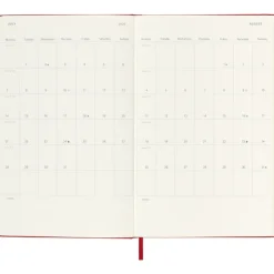 Kalendarz MOLESKINE / Czerwony VM399-05/2025