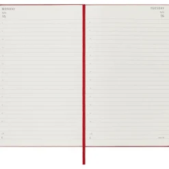 Kalendarz MOLESKINE / Czerwony VM394-05/2024