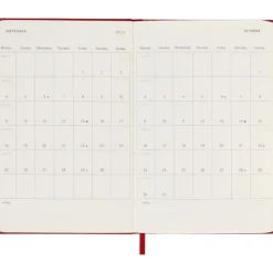 Kalendarz MOLESKINE / Czerwony VM292-05/2024