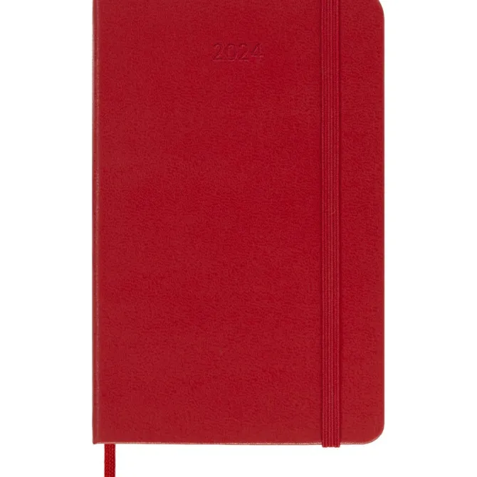 Kalendarz MOLESKINE / Czerwony VM292-05/2024
