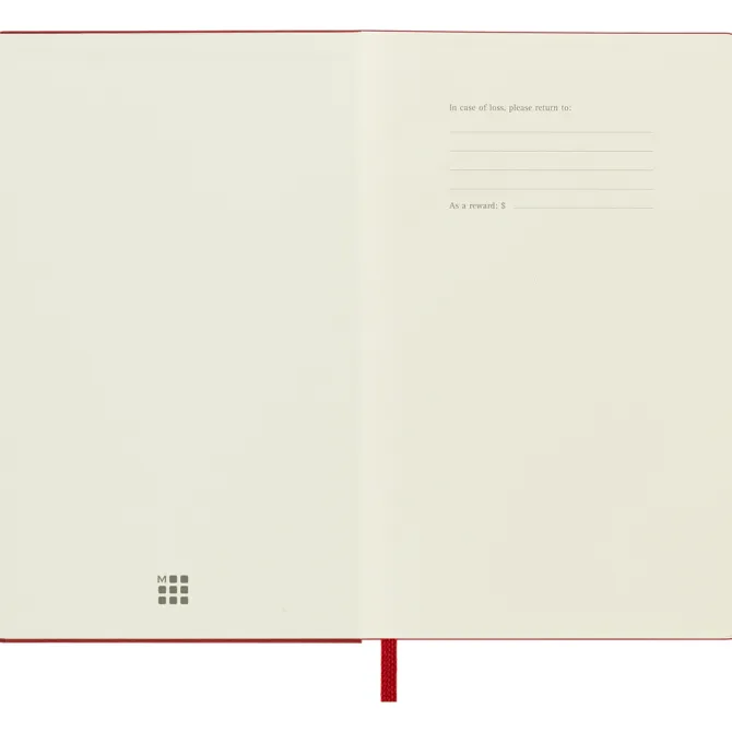 Kalendarz MOLESKINE / Czerwony VM292-05/2025