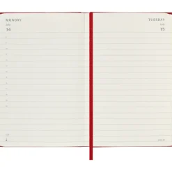 Kalendarz MOLESKINE / Czerwony VM292-05/2025