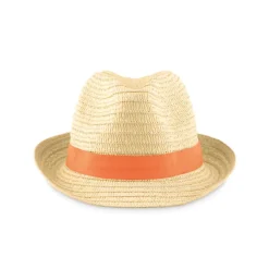 Kapelusz słomkowy / Pomarańczowy MO9341-10