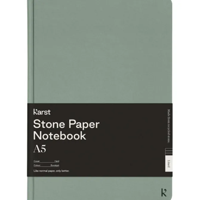 Karst® A5 notatnik w twardej oprawie / Zielony melanż 10779062