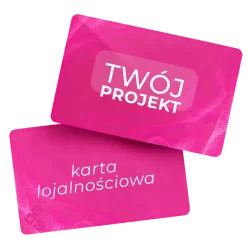 Karta plastikowa lojalnościowa / Wielokolorowy PLK03