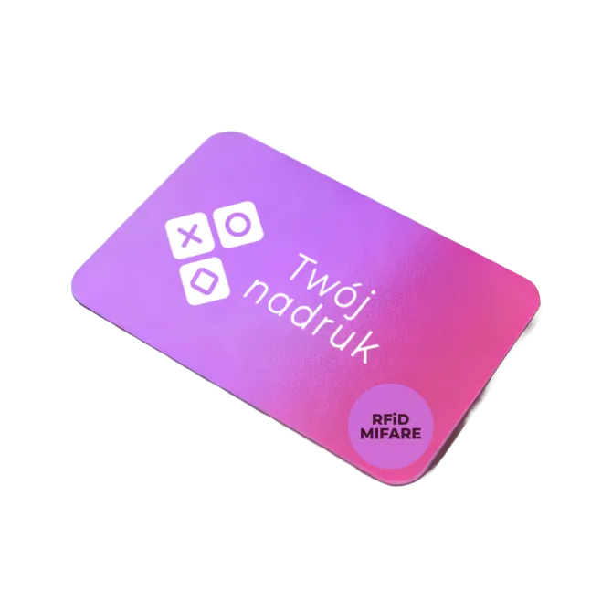 Karta plastikowa RFID MIFARE / Wielokolorowy PLK07