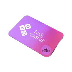 Karta plastikowa RFID UNIQUE / Wielokolorowy PLK06