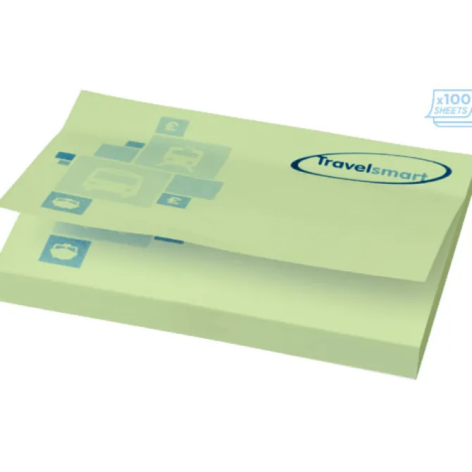Karteczki samoprzylepne Sticky-Mate® 100x75 / Zielony miętowy 21094031