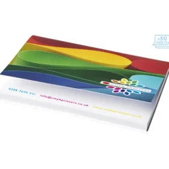 Karteczki samoprzylepne Sticky-Mate® A7 100x75mm w miękkiej okładce / Biały 21099004