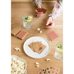 Karty do gry z papieru z recyklingu / Brązowy V2224-16