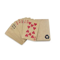 Karty do gry z papieru z recyklingu | Harper / Neutralny V8097-00