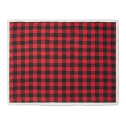 Koc polarowy sherpa RPET / Czerwony MO2394-05