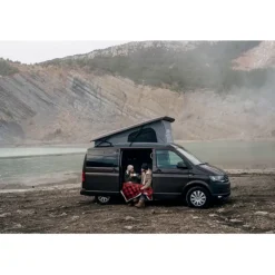 Koc polarowy sherpa RPET / Czerwony MO2394-05
