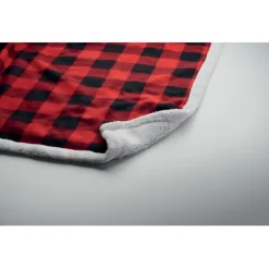 Koc polarowy sherpa RPET / Czerwony MO2394-05