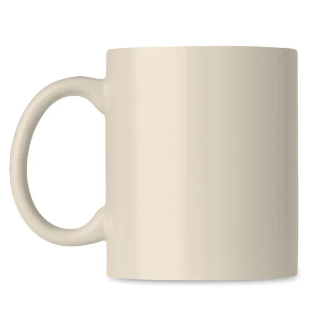 Kolorowy kubek ceramiczny / Bezowy MO6208-13