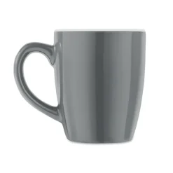 Kolorowy kubek ceramiczny / Szary MO9242-07
