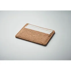 Korkowe etui na karty z RFID / Bezowy MO2625-13