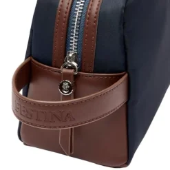 Kosmetyczka Button Navy & Brown / Granatowy FTC426N