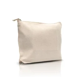Kosmetyczka płócienna z wewnętrzną kieszenią, 100% bawełna 310g / Unipouch / Natural IP29013380