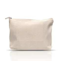 Kosmetyczka płócienna z wewnętrzną kieszenią, 100% bawełna 310g / Unipouch / Natural IP29013380