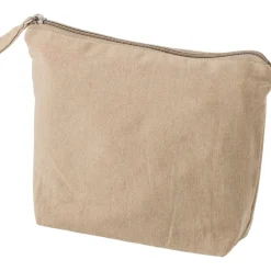 Kosmetyczka z bawełny z recyklingu / Khaki V2196-25
