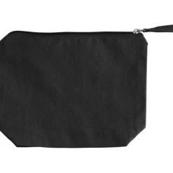 Kosmetyczka z bawełny z recyklingu / Czarny V2196-03