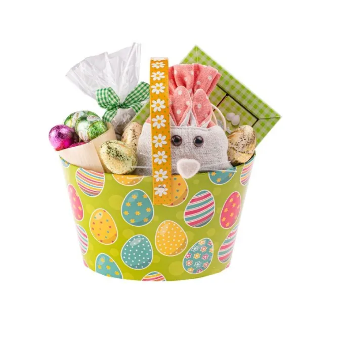 Koszyczek z Zajączkiem Easter / Wielokolorowy TRA0006