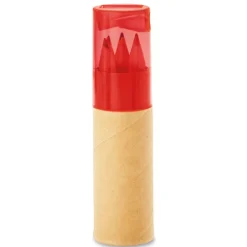 6 kredek w tubie / Przezroczysty czerwony MO8580-25