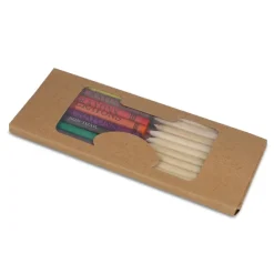 Kredki i ołówki do kolorowania w pudełku typu kraft / Naturalny LT91577-N0094