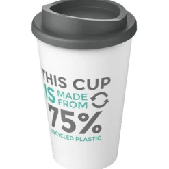 Kubek Americano Eco z recyklingu o pojemności 350 ml / Szary 21042282
