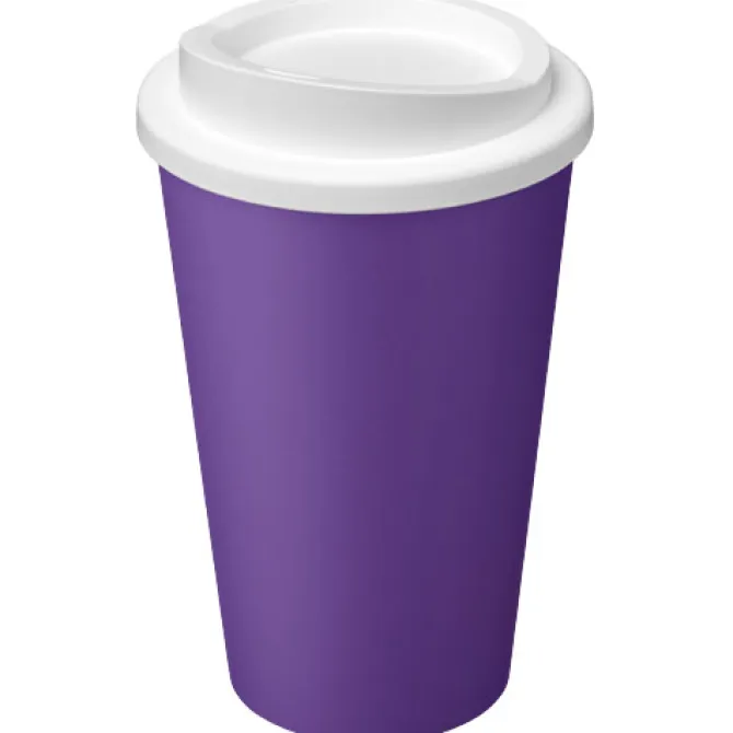 Kubek Americano Eco z recyklingu o pojemności 350 ml / Fioletowy 21042228