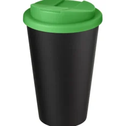 Kubek Americano® Eco z recyklingu o pojemności 350 ml z pokrywą odporną na zalanie / Szary 21042582