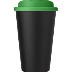 Kubek Americano® Eco z recyklingu o pojemności 350 ml z pokrywą odporną na zalanie / Szary 21042582