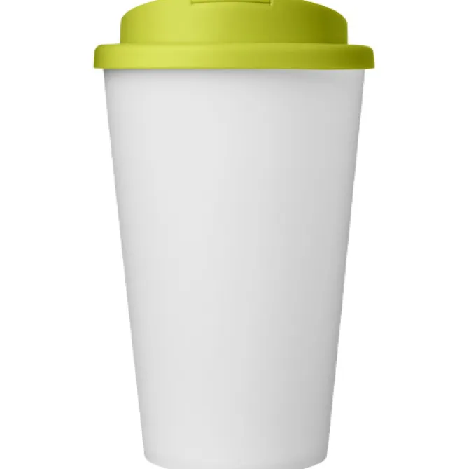 Kubek Americano® Eco z recyklingu o pojemności 350 ml z pokrywą odporną na zalanie / Średnioniebieski 21042591
