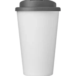 Kubek Americano® Eco z recyklingu o pojemności 350 ml z pokrywą odporną na zalanie / Fioletowy 21042537