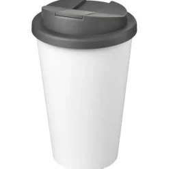 Kubek Americano® Eco z recyklingu o pojemności 350 ml z pokrywą odporną na zalanie / Pomarańczowy 21042531