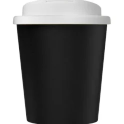 Kubek Americano® Espresso Eco z recyklingu o pojemności 250 ml z pokrywą odporną na zalanie / Czarny 21045500