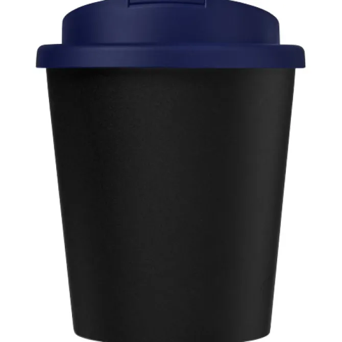 Kubek Americano® Espresso Eco z recyklingu o pojemności 250 ml z pokrywą odporną na zalanie / Limonka 21045563