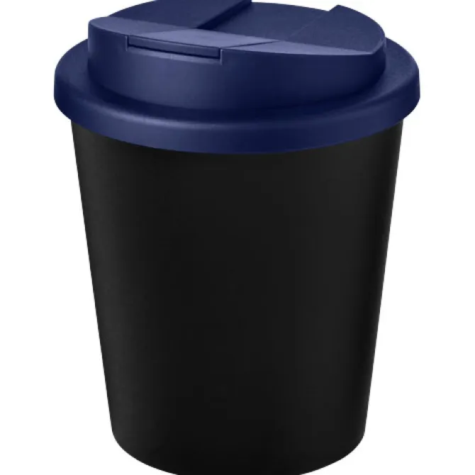 Kubek Americano® Espresso Eco z recyklingu o pojemności 250 ml z pokrywą odporną na zalanie / Limonka 21045563