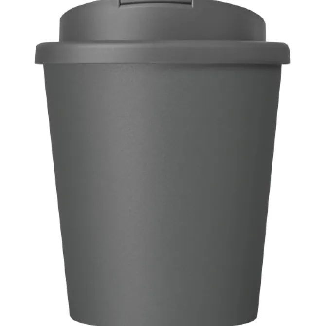 Kubek Americano® Espresso Eco z recyklingu o pojemności 250 ml z pokrywą odporną na zalanie / Pomarańczowy 21045531