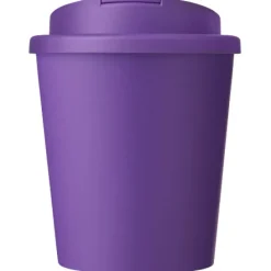 Kubek Americano® Espresso Eco z recyklingu o pojemności 250 ml z pokrywą odporną na zalanie / Czerwony 21045591